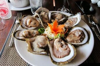 Oysters as one of the effective products to increase potency.