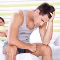 a man is bothered by pathological discharge when he is excited